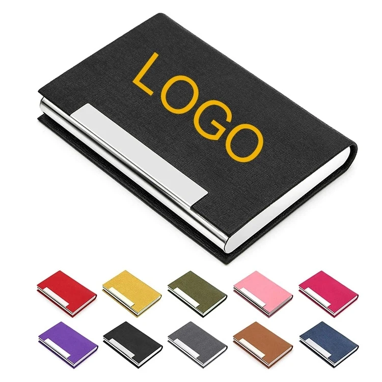 PU Leather & Metal Card Case 1