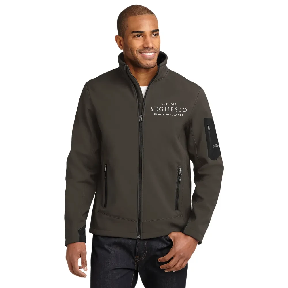 Eddie Bauer(R) Rugged Ripstop Soft Shell Jacket, custom jacket with logo imprint 1