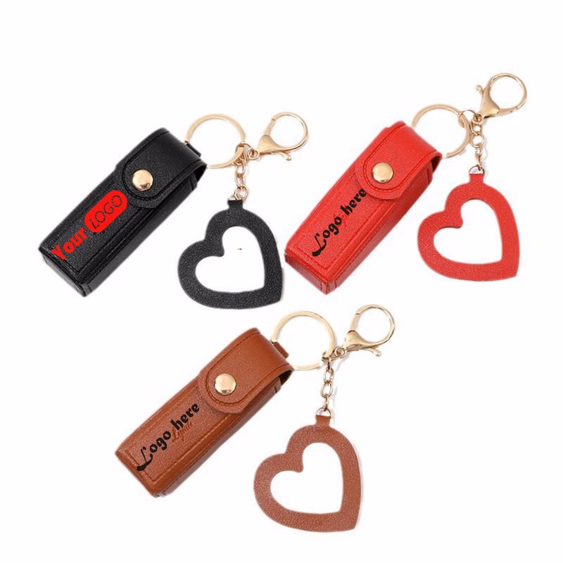 Mini Lipstick Keychain Charm