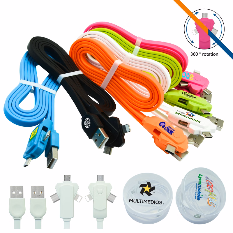 Swivel 3-in-1 Charging Cable