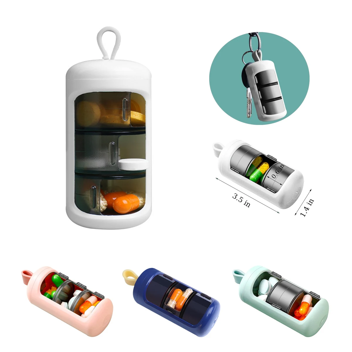 Small Daily Use Pill Box 1