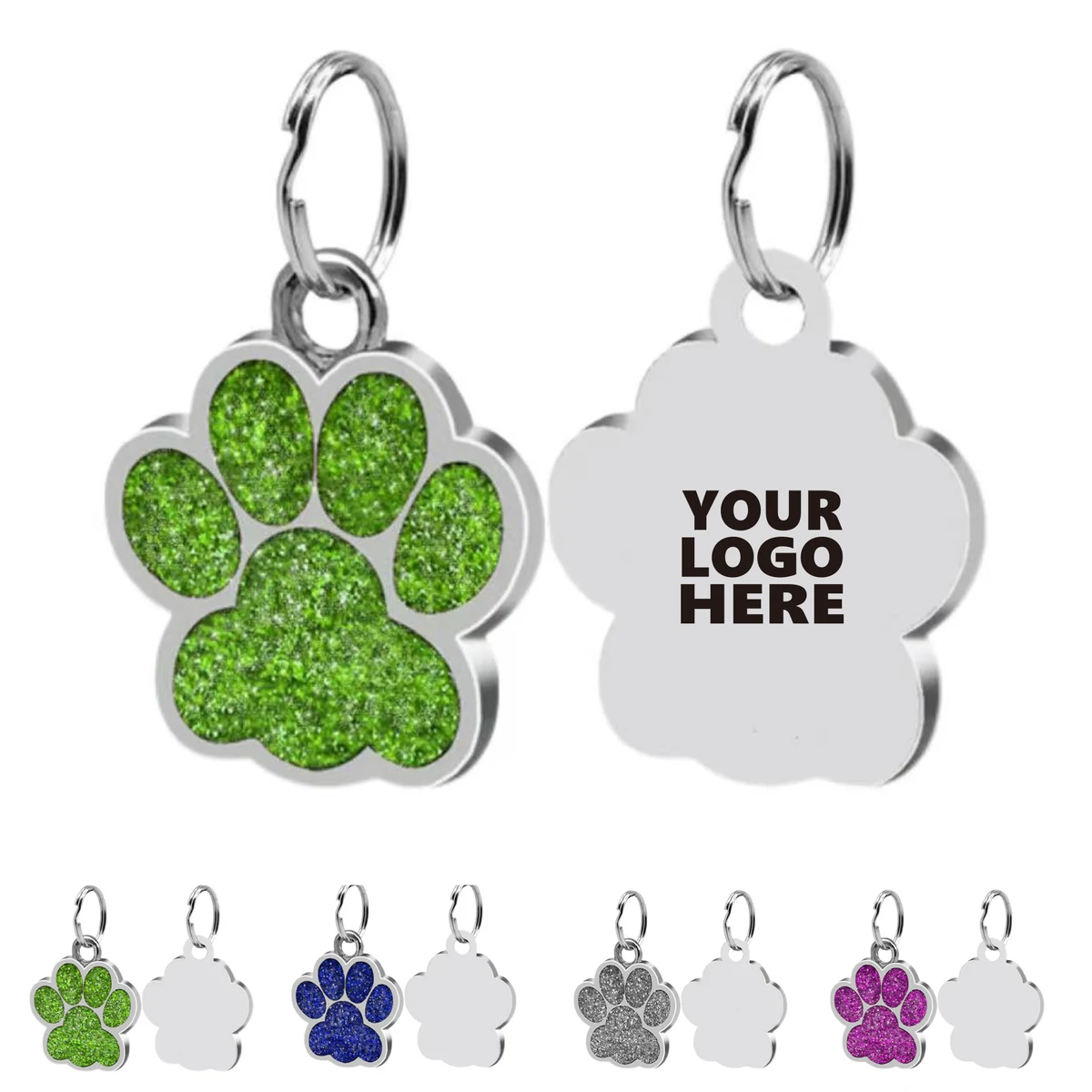 Stainless Steel Dog Paw Mirror Accessory 1