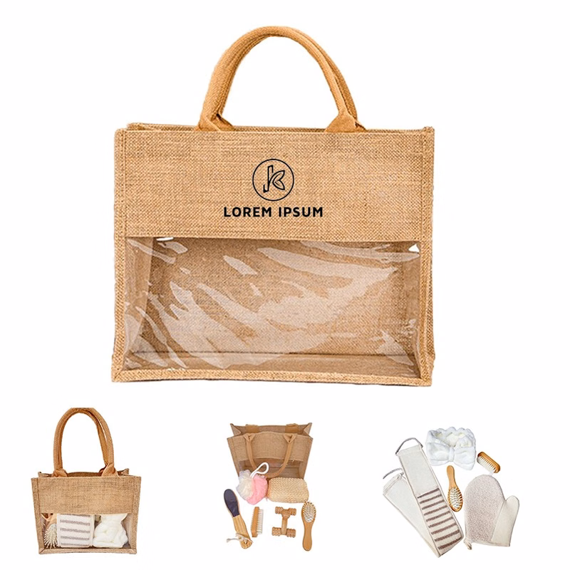 7-piece Travel Body Skincare Spa Gift Set Tote Bag