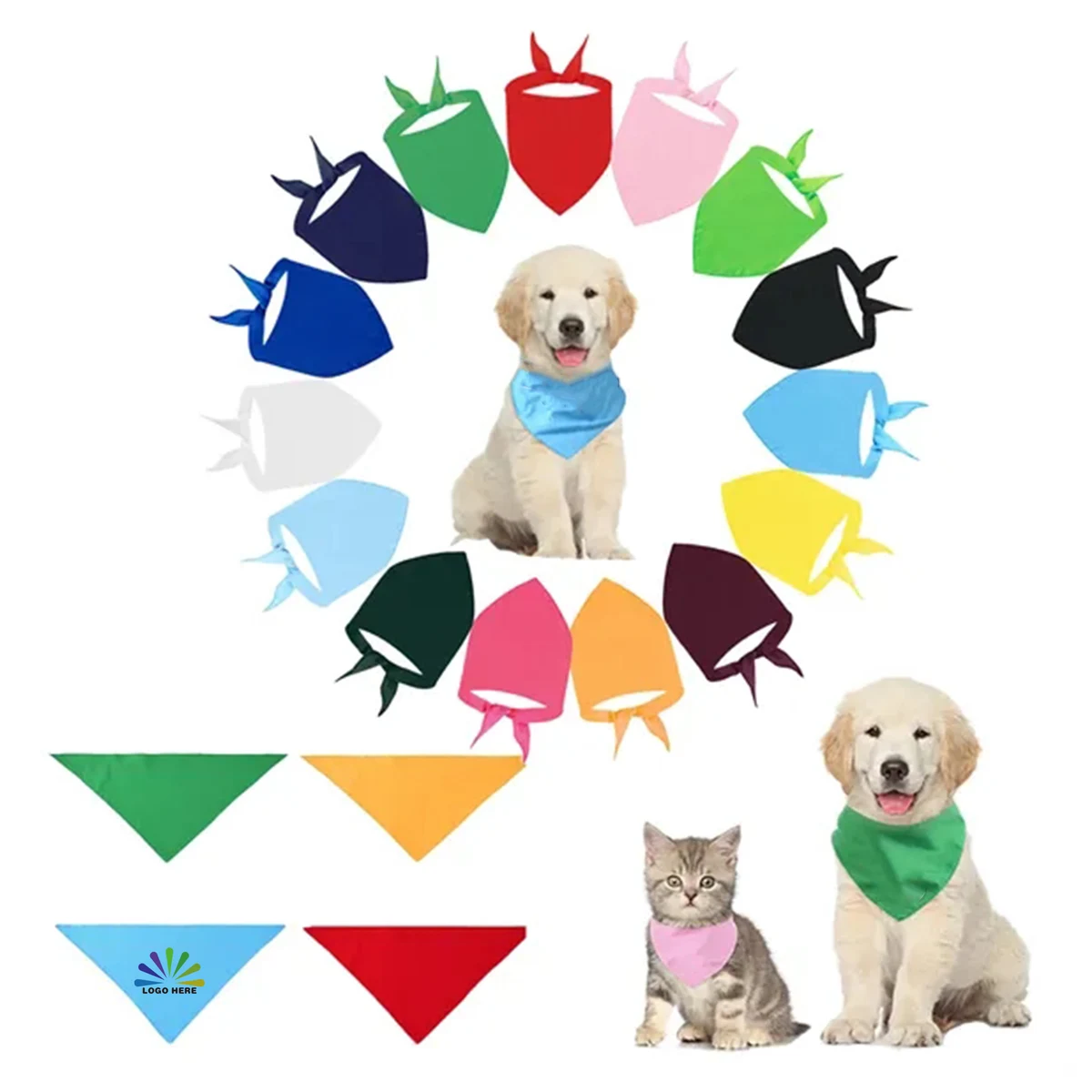 Large Dog Bandana/Bib 1