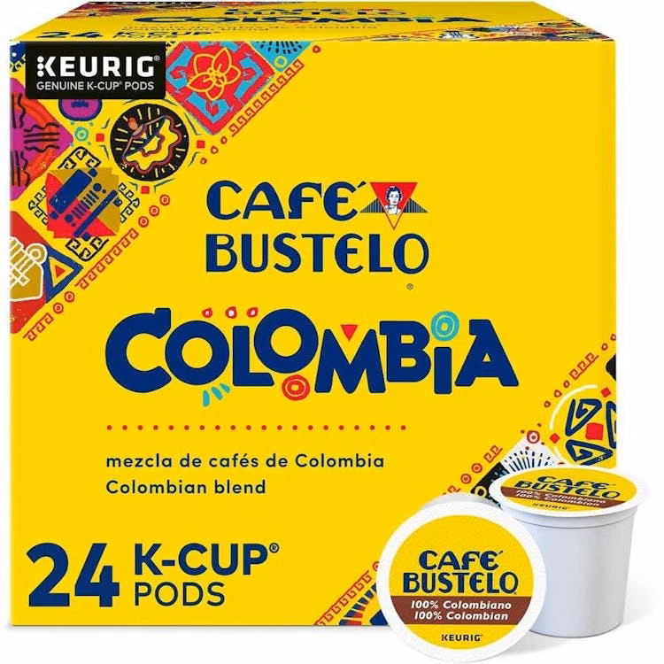 Caf Bustelo K-Cup Colombian Coffee - 24 Pack