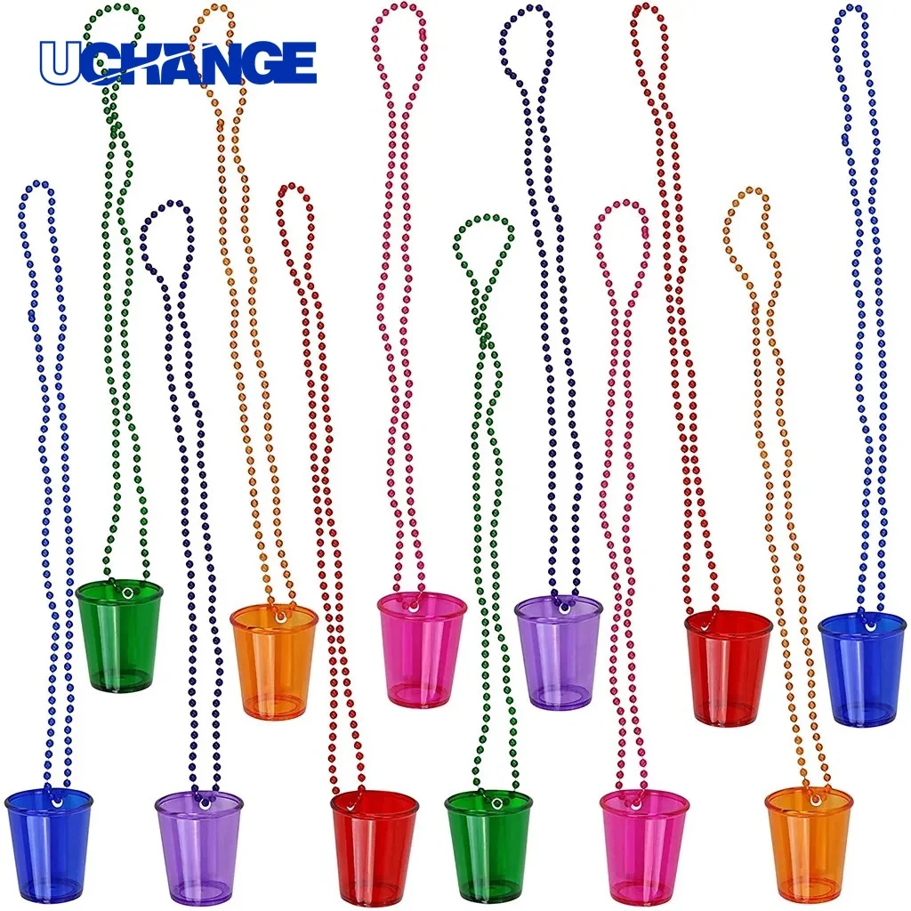 2oz Shot Glass Necklace Party Favor Drinkware Accessory 1