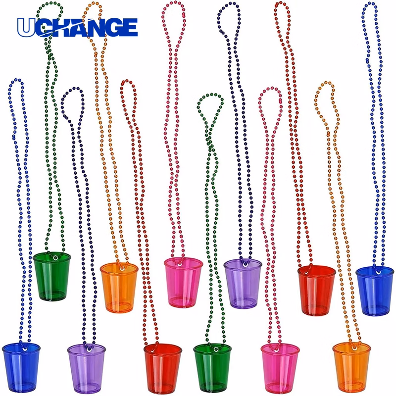 2oz Shot Glass Necklace Party Favor Drinkware Accessory