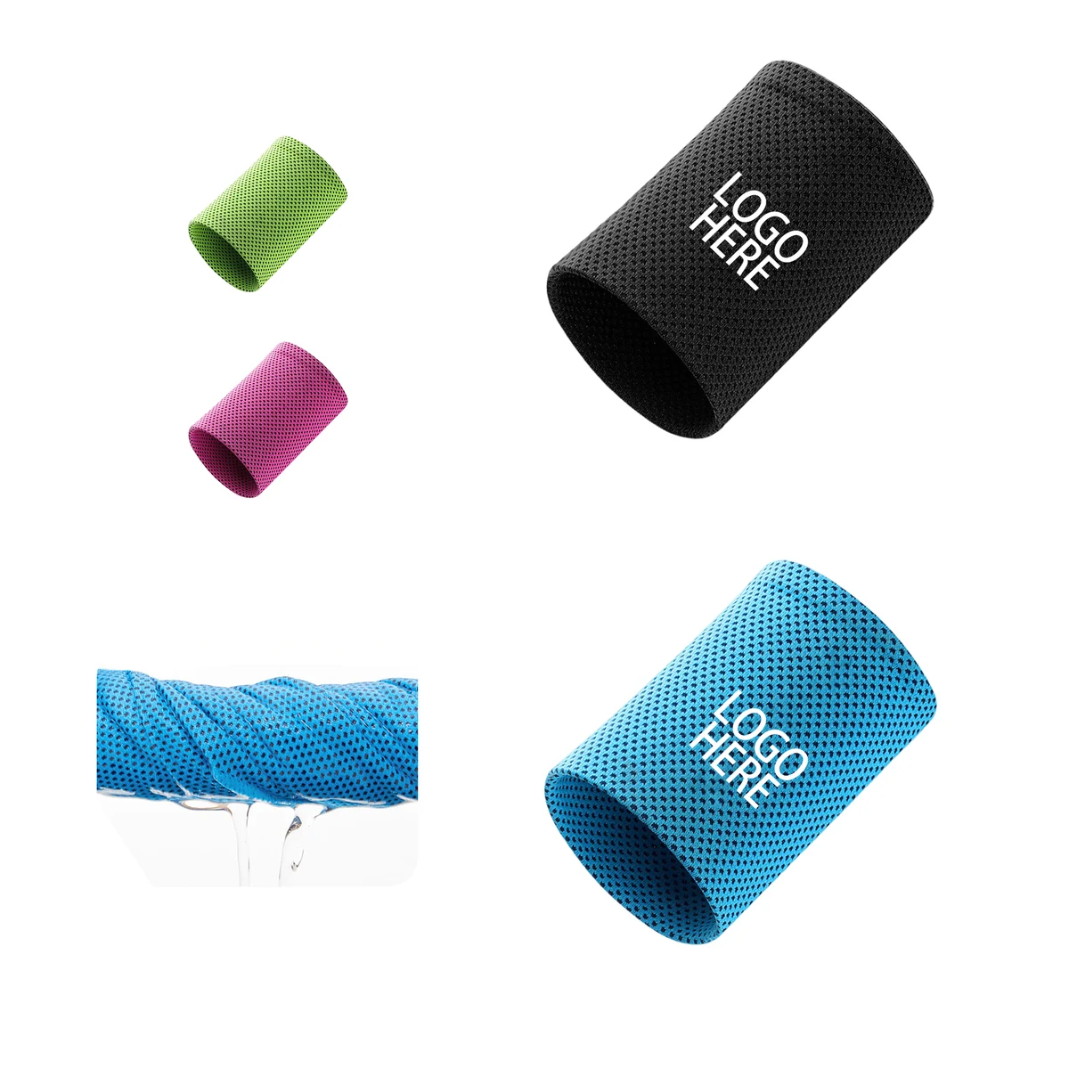 Fitness Sweat Absorbing Breathable Wristbands 1