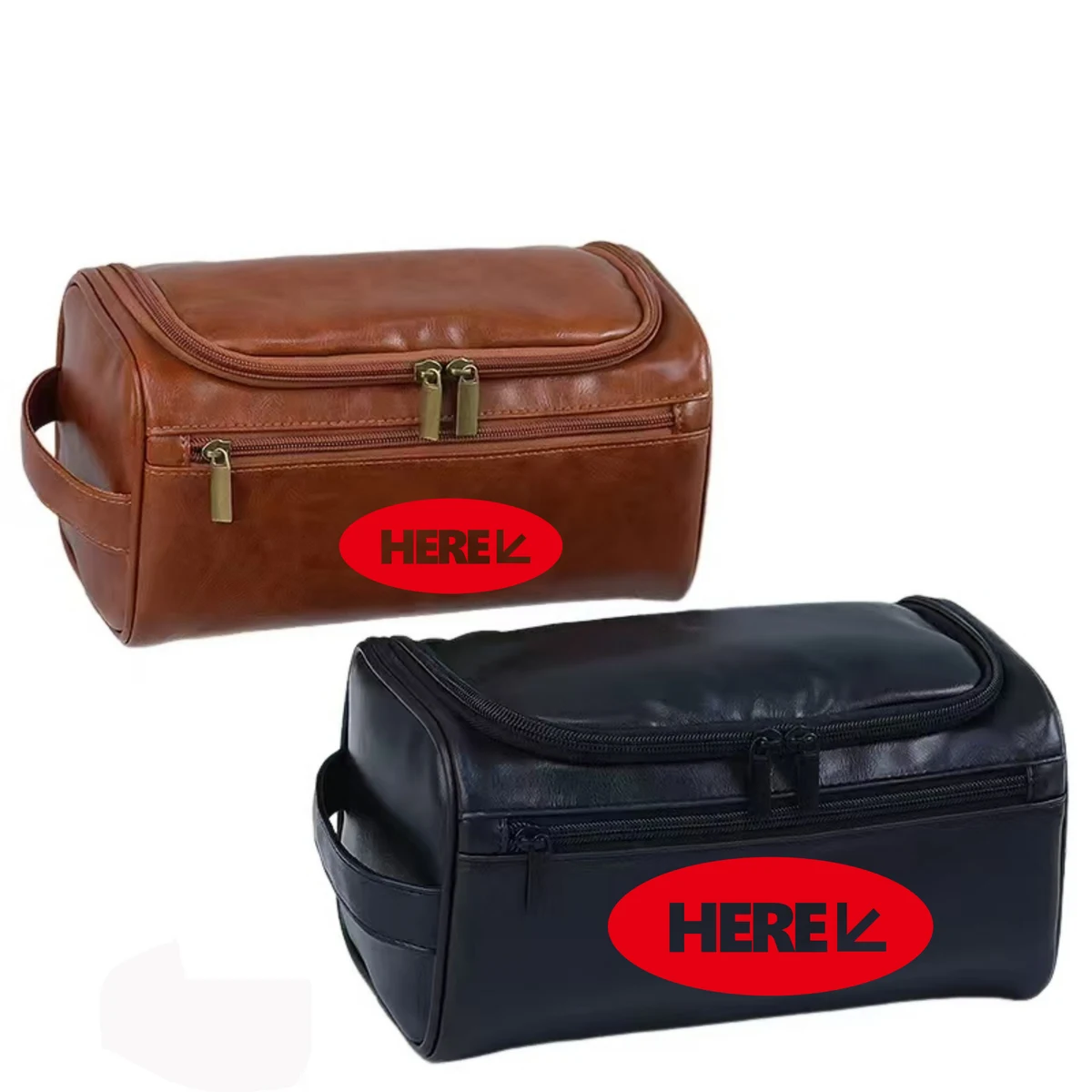 Water-Resistant Men's Grooming Pouch 1