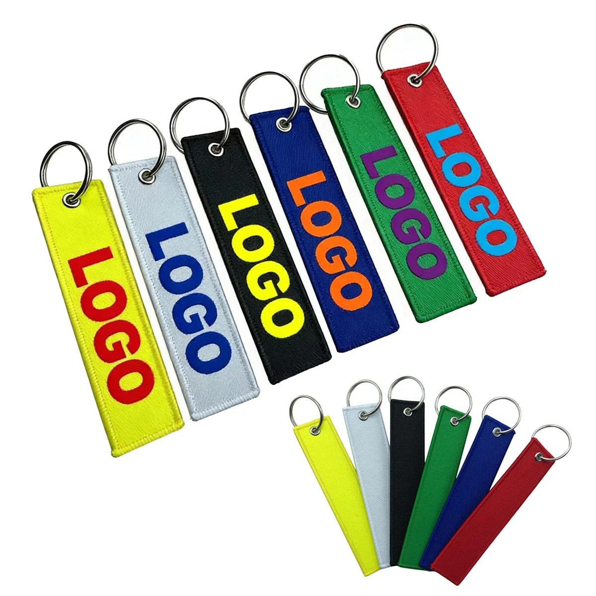 MOQ50 Polyester Keychain Ribbon 1
