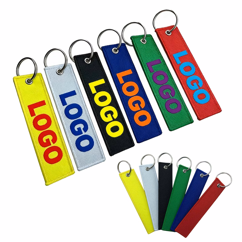 MOQ50 Polyester Keychain Ribbon