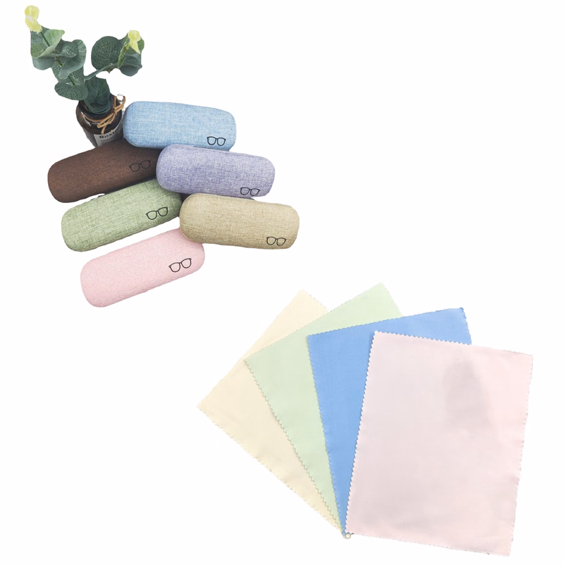 Metal Glasses Case Set
