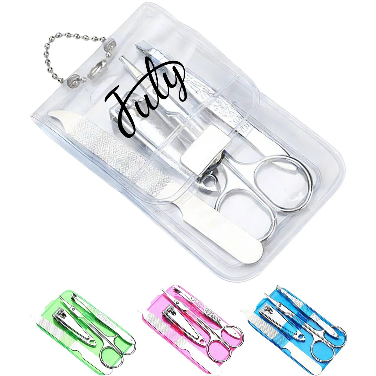 4Pcs Nail Clipper Set w/ PVC Pouch 1