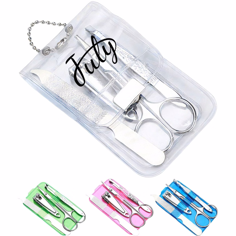 4Pcs Nail Clipper Set w/ PVC Pouch