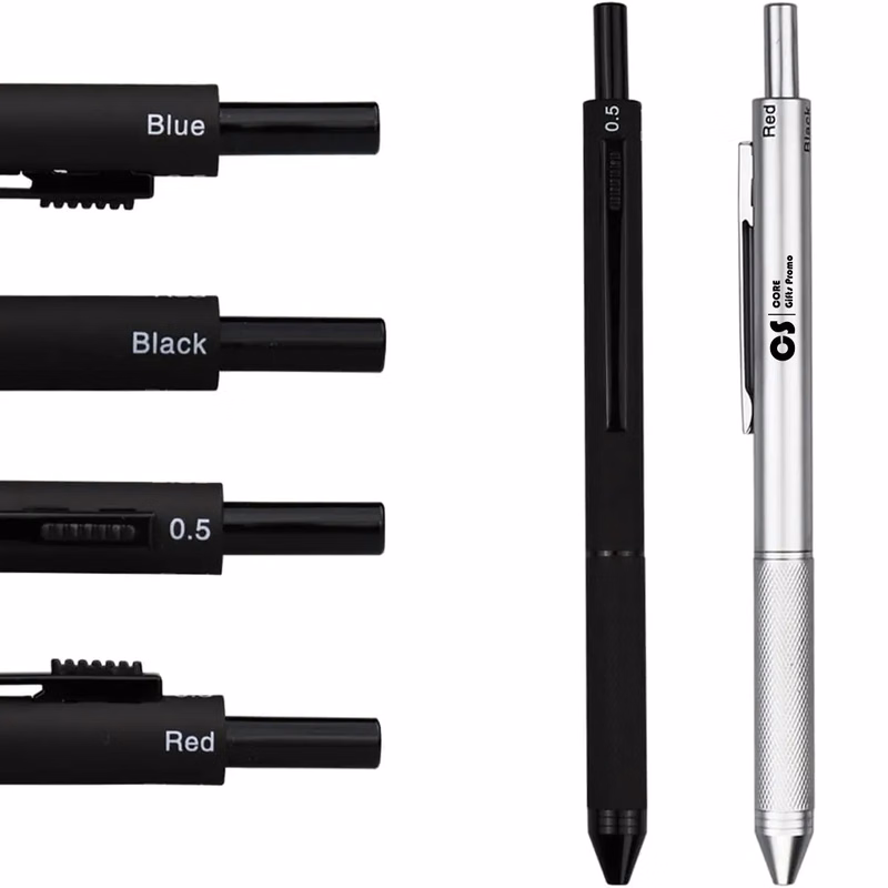 4 in 1 Metal Multicolor Gravity Pen