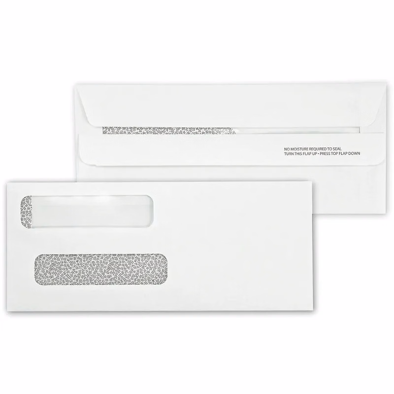 Envelopes, Double Window, Self Seal, Cheques