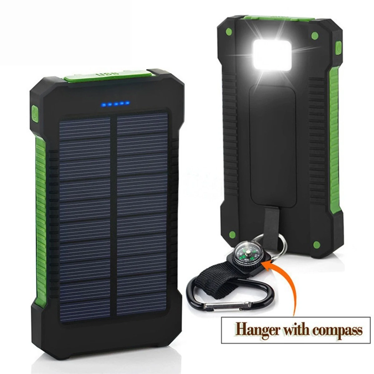 12000Mah Portable Solar Power Bank 1