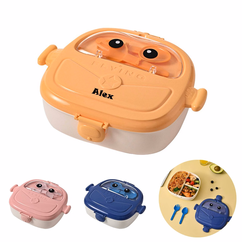 Portable Children's Plastic Lunchbox