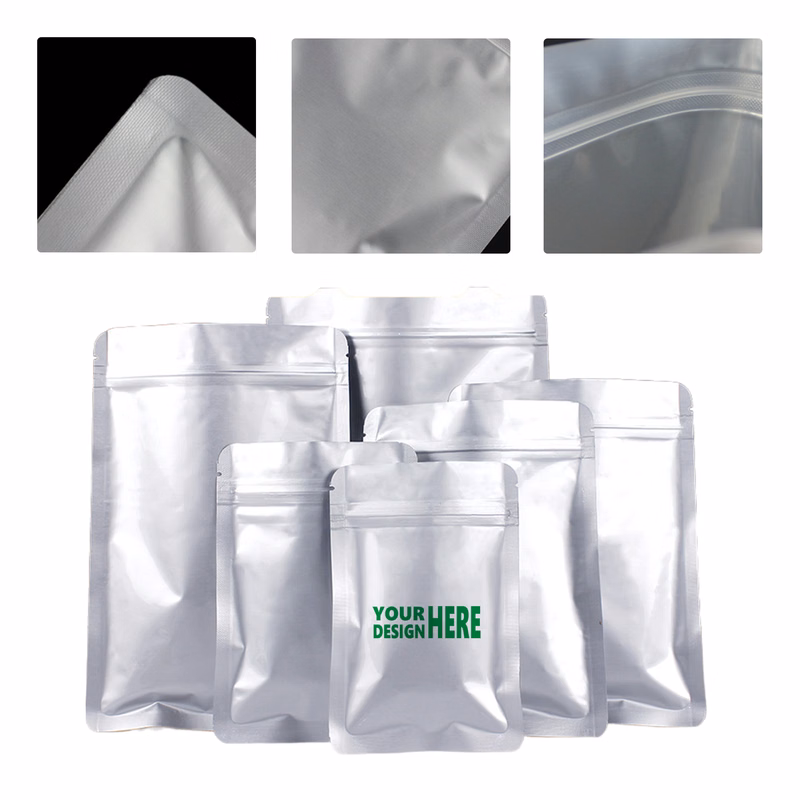 MOQ50 Custom Aluminum Foil Sealing Bags for Packaging