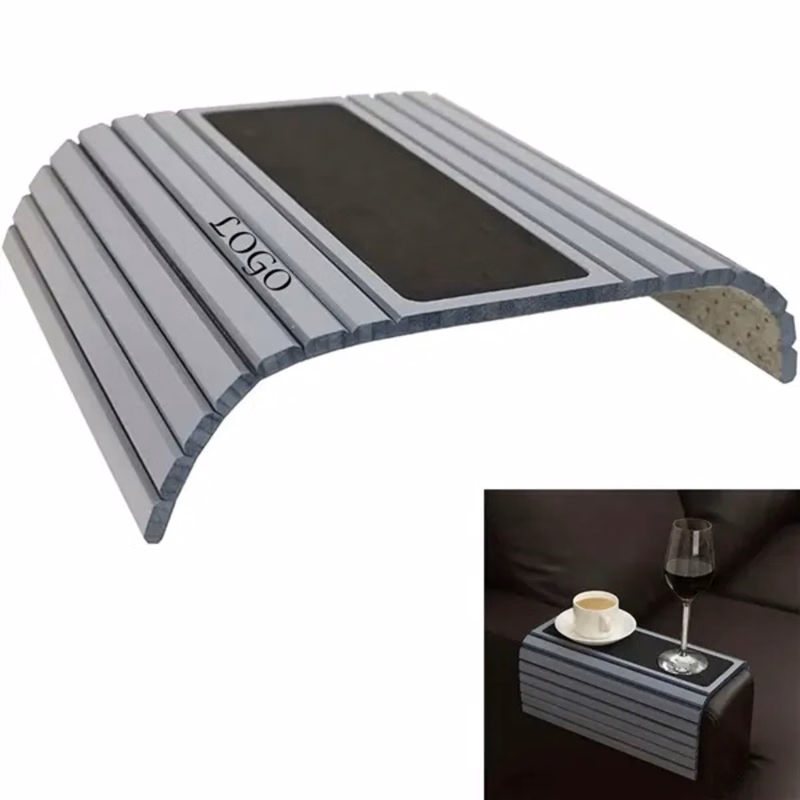 Sofa Arm Bamboo Tray Table