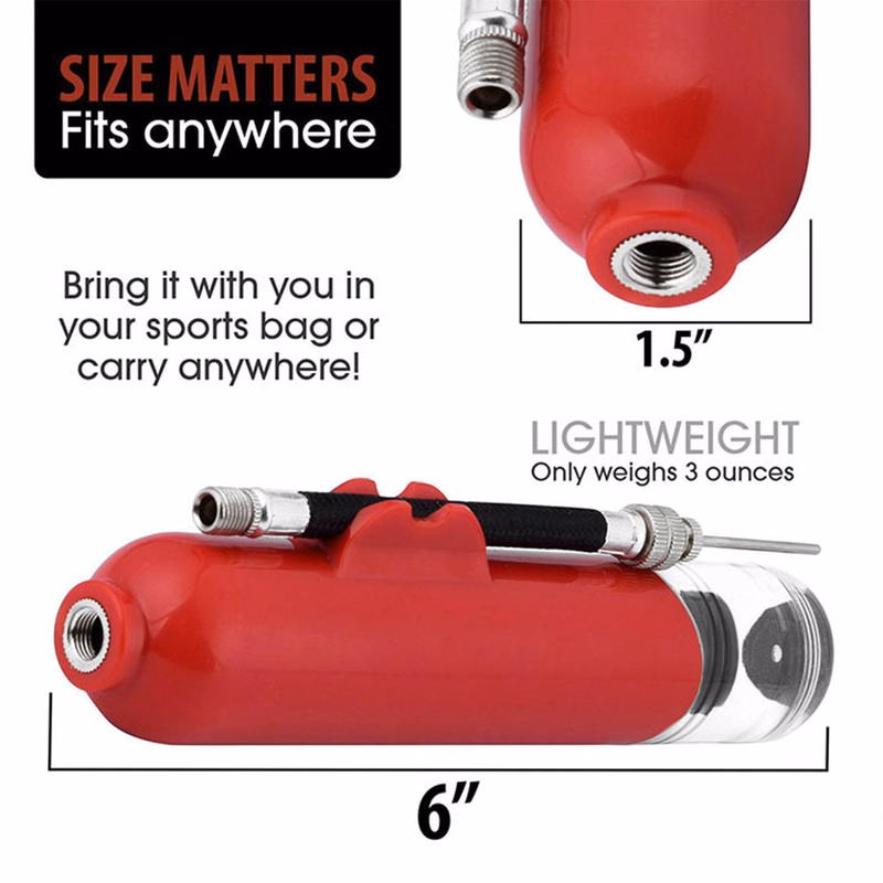 Plastic Sports Ball Pump Kit