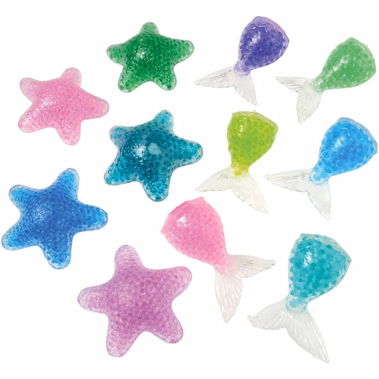 Squashy Mermaid Tails & Starfish