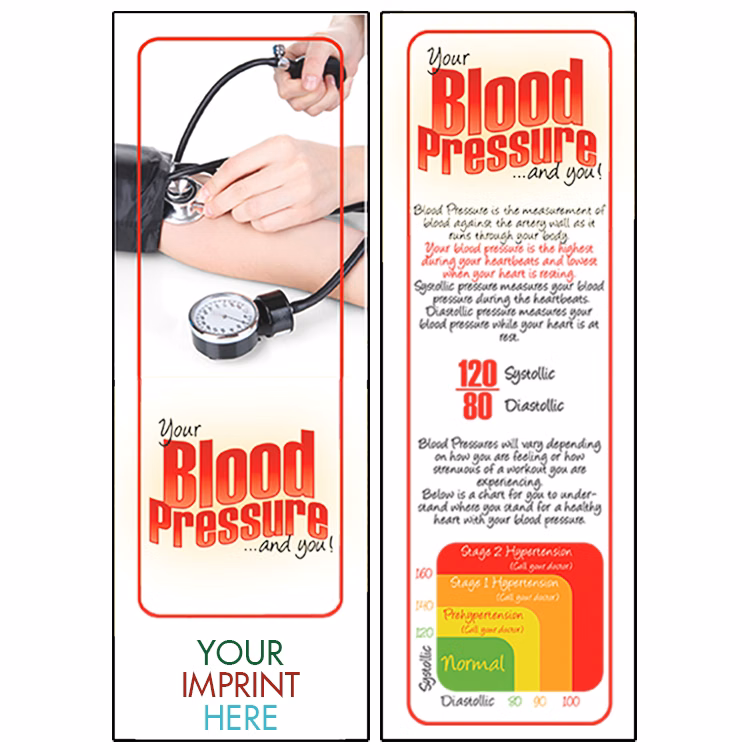 BOOKMARK - Blood Pressure Bookmark