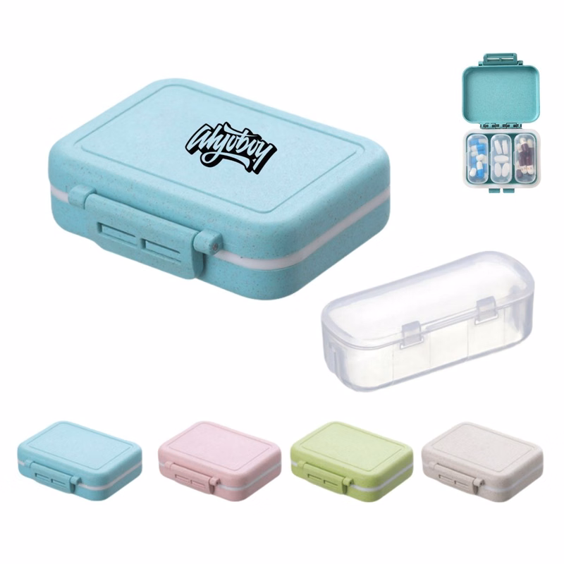 Daily Pill Case with 3 Removable Compartments