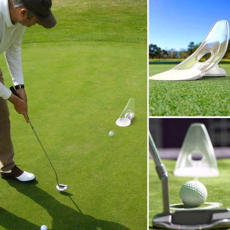 Golf Putting Cup Hole Practice Training Aid Pressure Putt