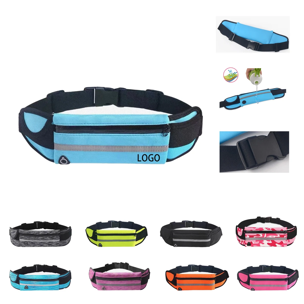 Neoprene Running Fanny Bag Waist Bag 1