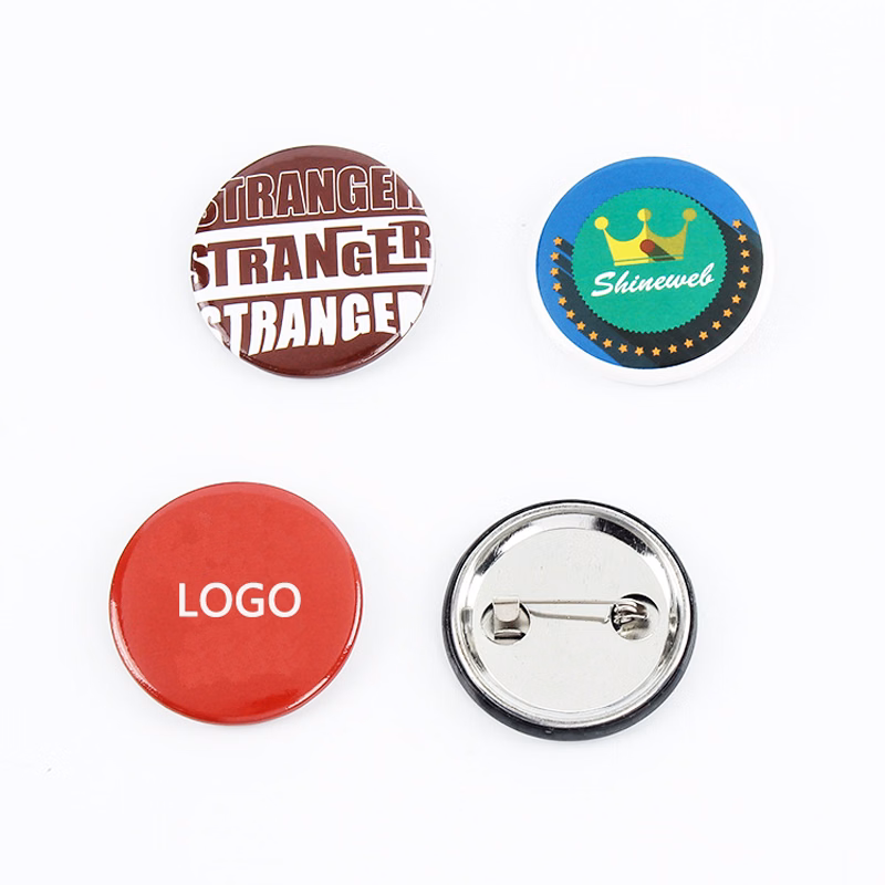 2" Round Tinplate Badges Button Pins