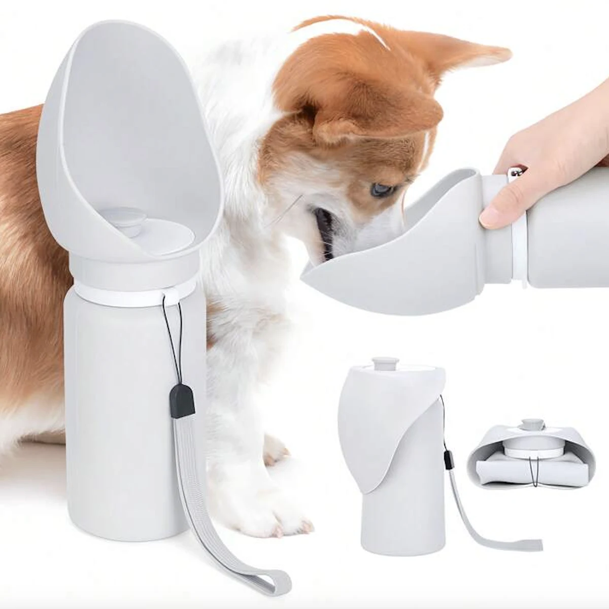 Silicone Collapsible Pet Water Bottle 1