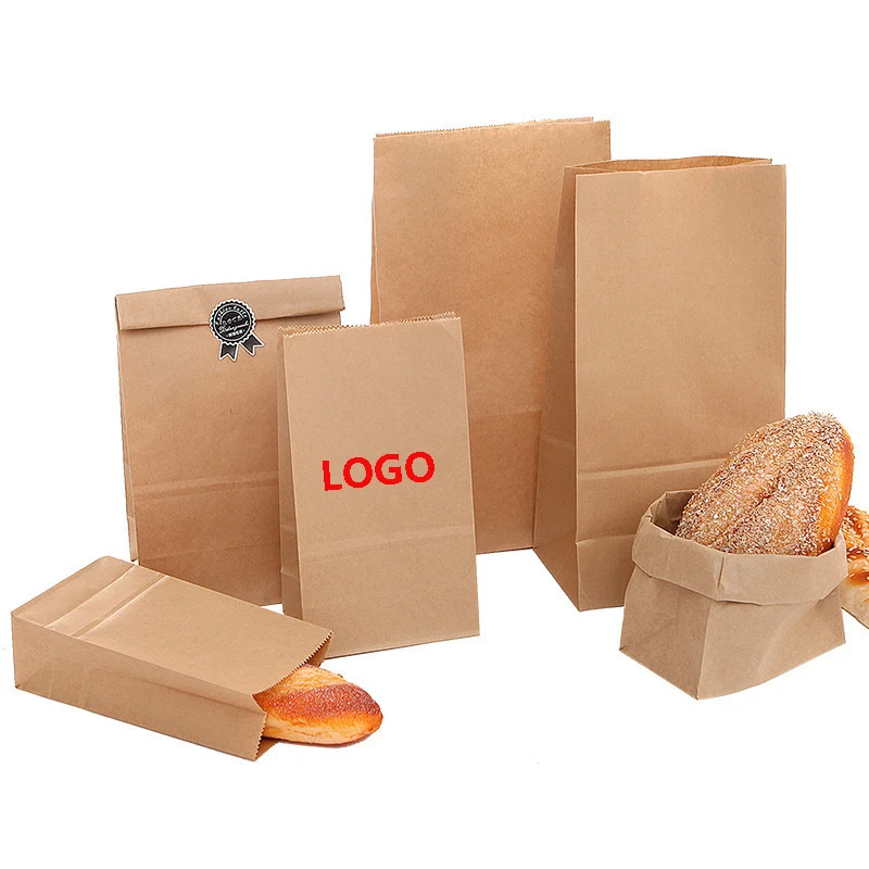 Natural/White Kraft Paper Lightweight SOS Grocery Bag(3 9/16" * 2 3/16" * 7 1/16") 1