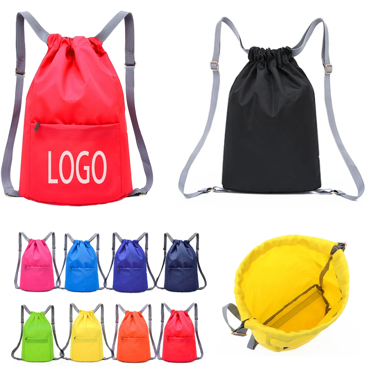 Versatile Drawstring Backpack 1
