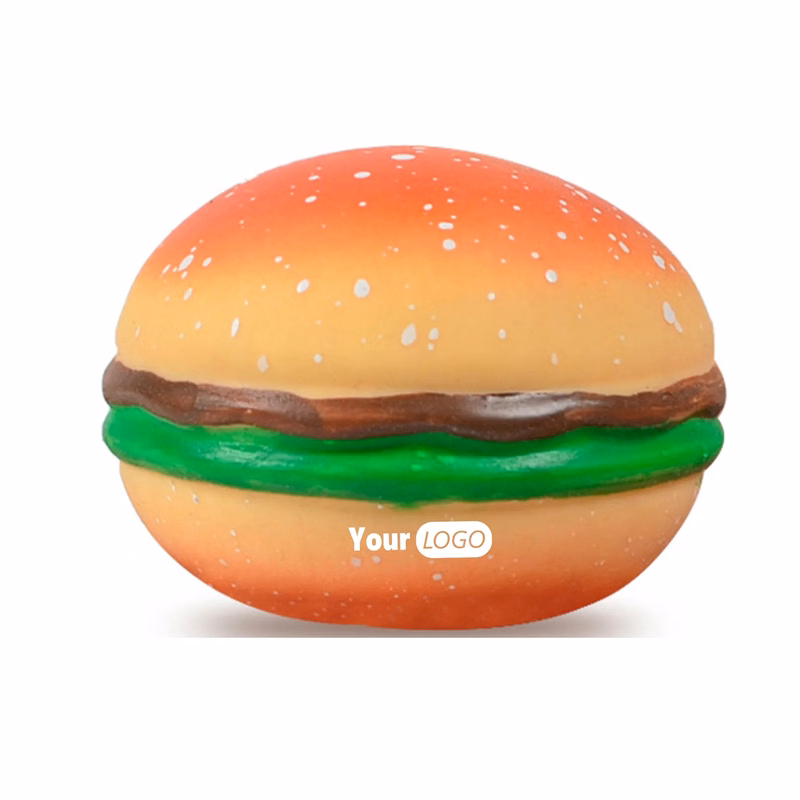 Plastic Simulated Hamburger Educational Toy Soft Pinch Fun