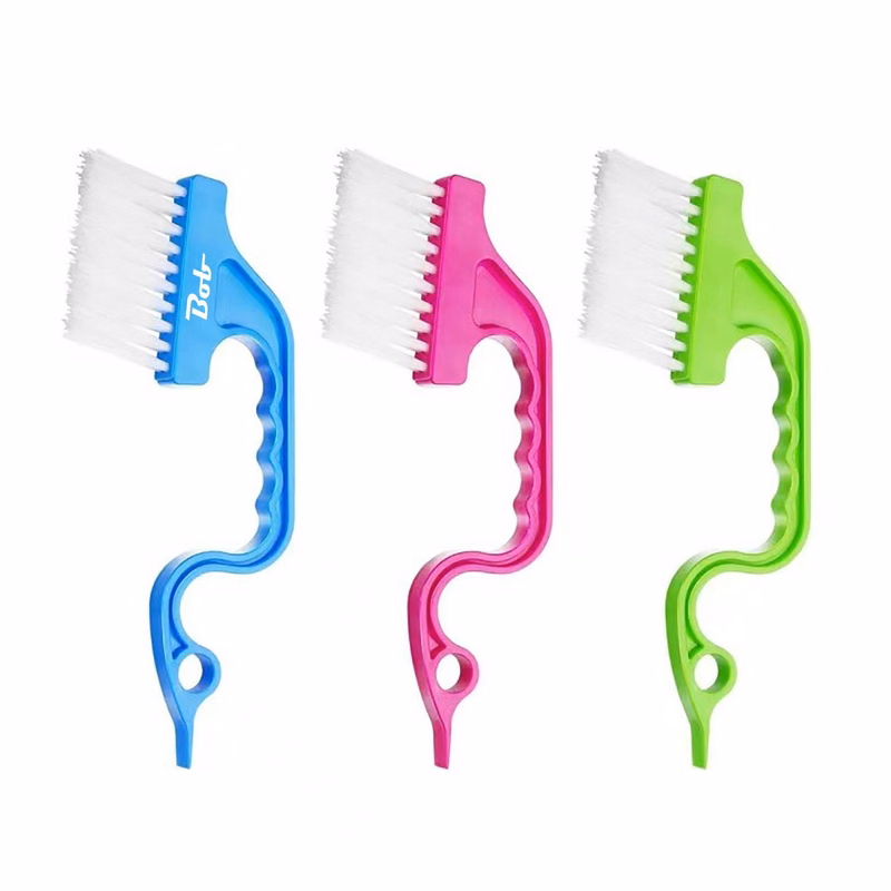 Plastic Groove Cleaning Brush for Kitchen & Window Tracks