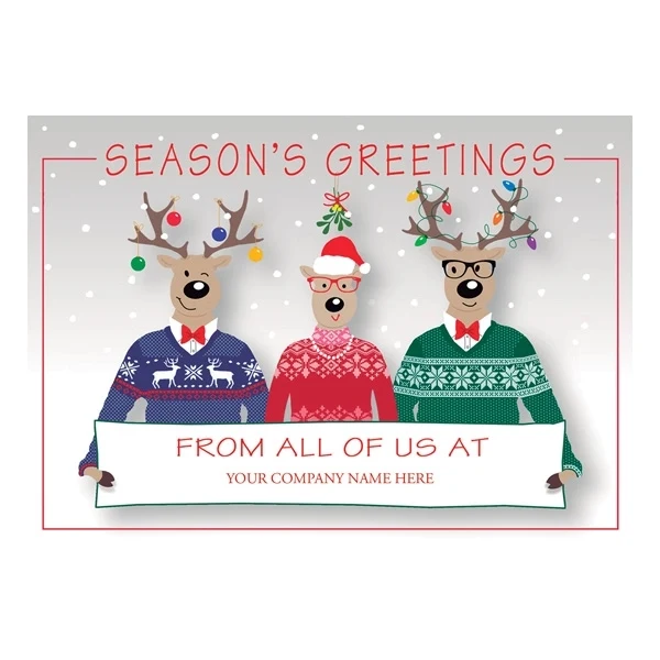 Happy Sweater Crew Holiday Cards 1