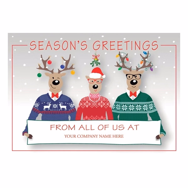 Happy Sweater Crew Holiday Cards