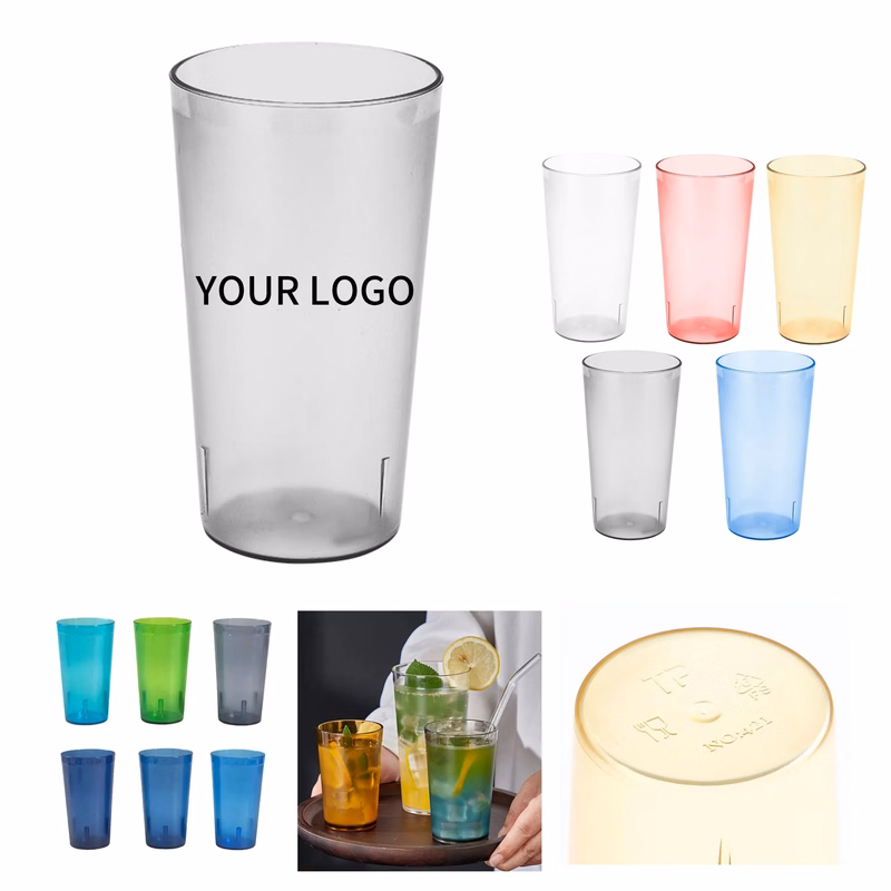 14oz Plastic Drinking Cup Stackable