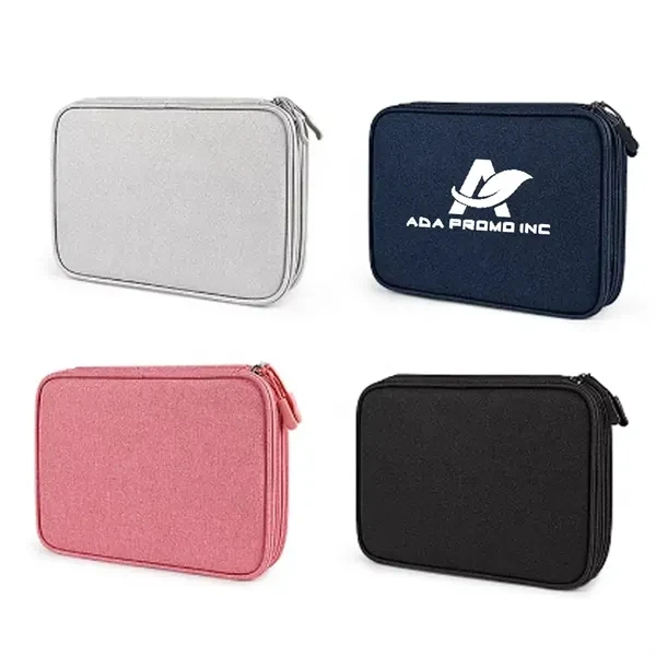 Dual Layers Travel Gear Organizer Bag 1