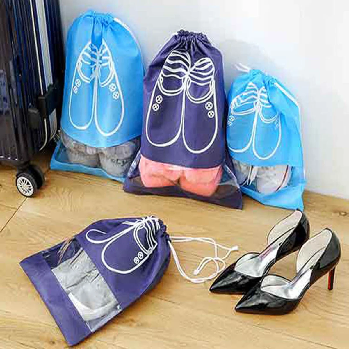 Drawstring Shoe Storage Bag 1