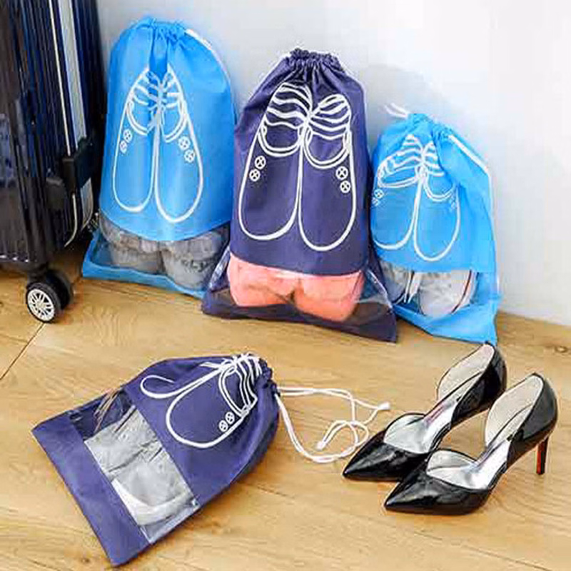 Drawstring Shoe Storage Bag