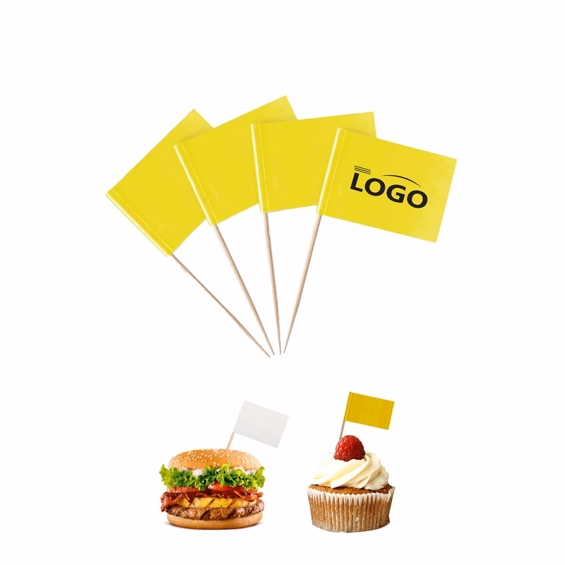 Eco-Friendly Food Decorative Flags
