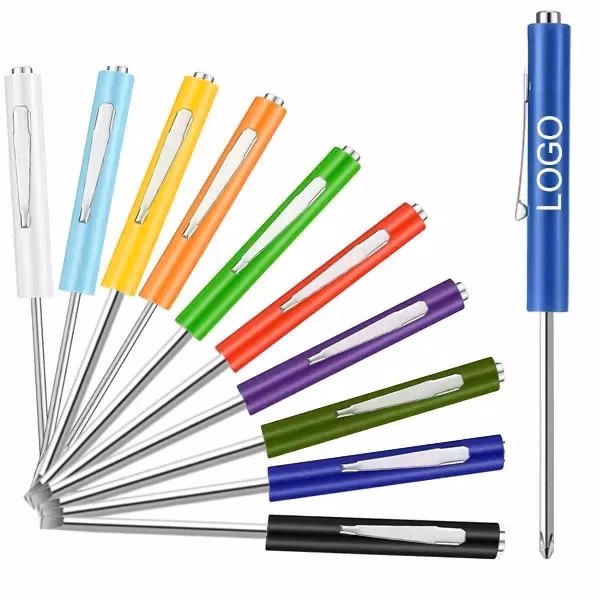 Reversible Pocket Screwdriver with Magnetic Tip