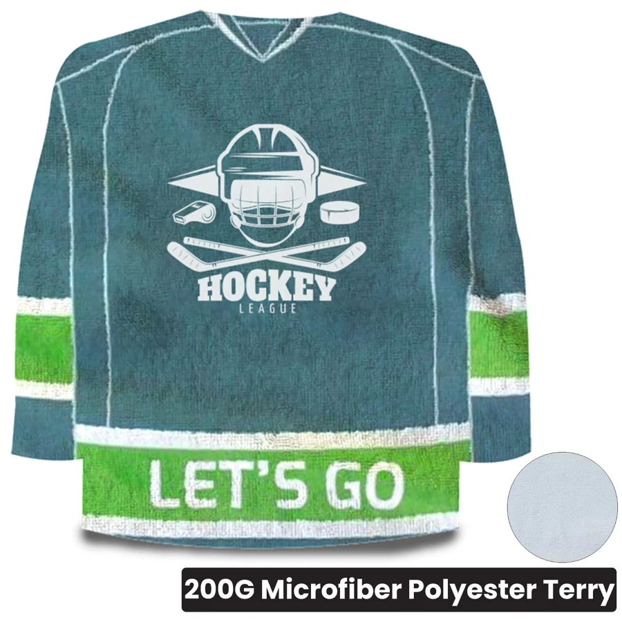 Sublimation Long Sleeve Jersey Rally Towel - 17"x17" 1