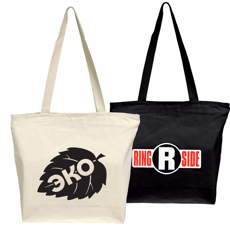 12 oz. Zipper Cotton Canvas Tote Bag W/ Gusset (15" X 12" 4")