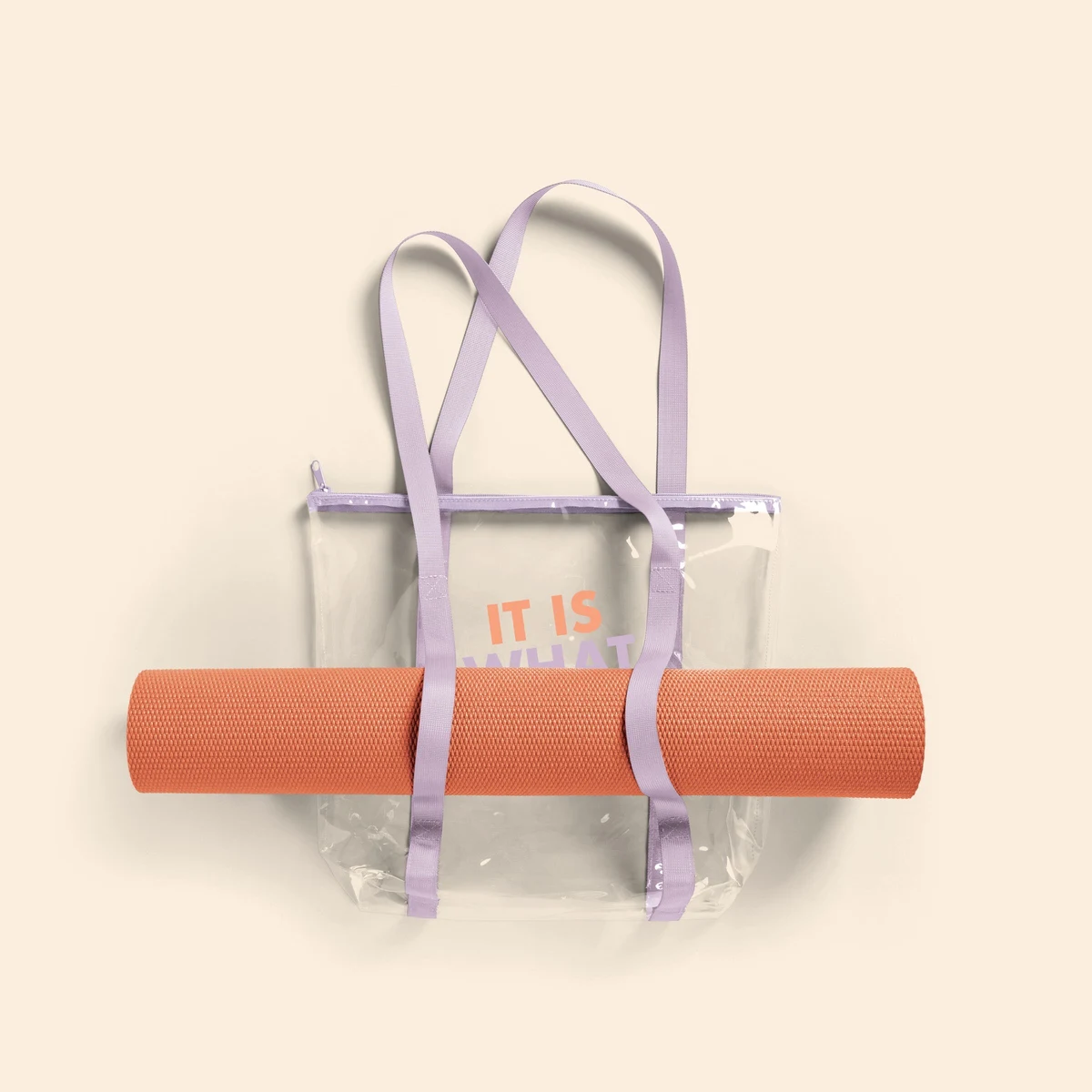 TWINKLES EVEN MORE YOGA TOTE - CLEAR VINYL 1