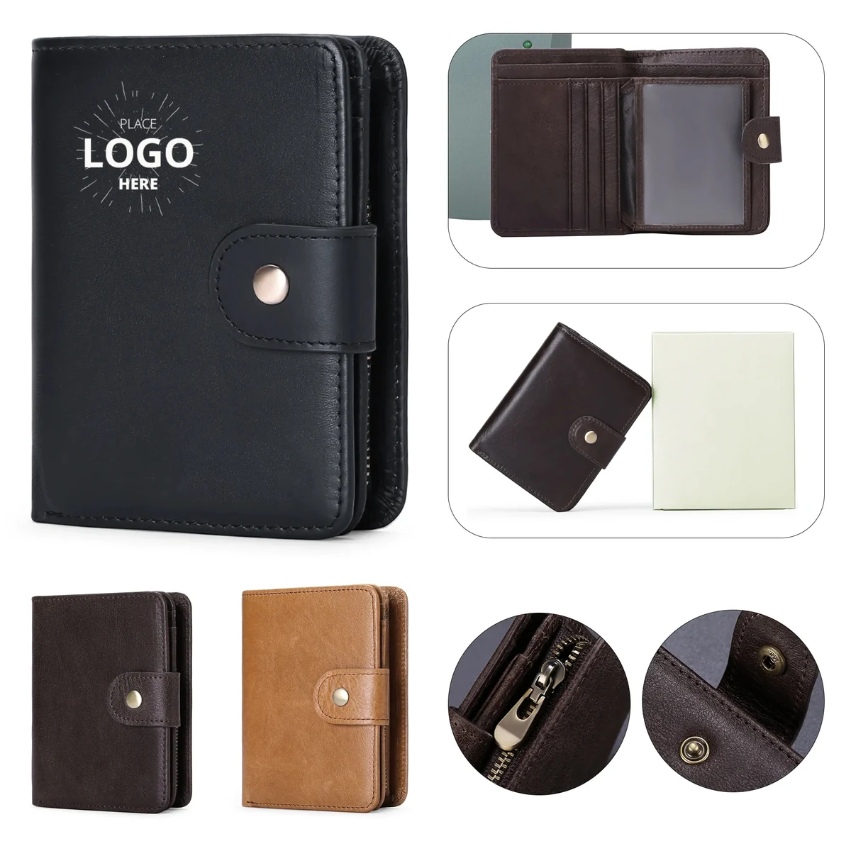 Vertical Leather Multifunctional Wallet 1