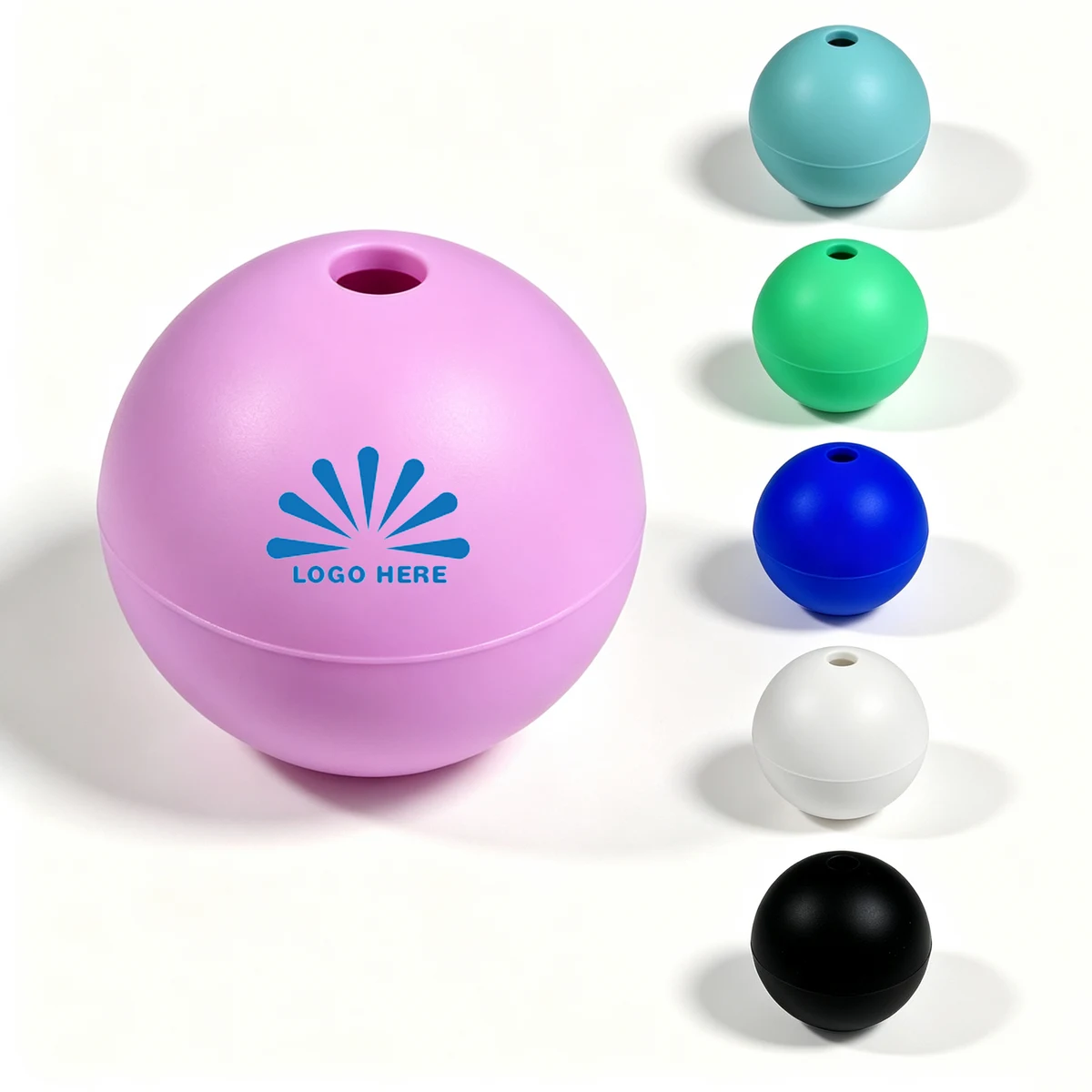 Silicone Sphere Ice Tray for Large Round Cubes 1