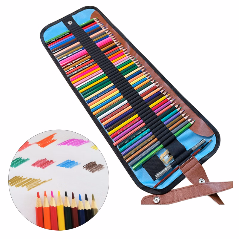 50 Colored Pencils Set